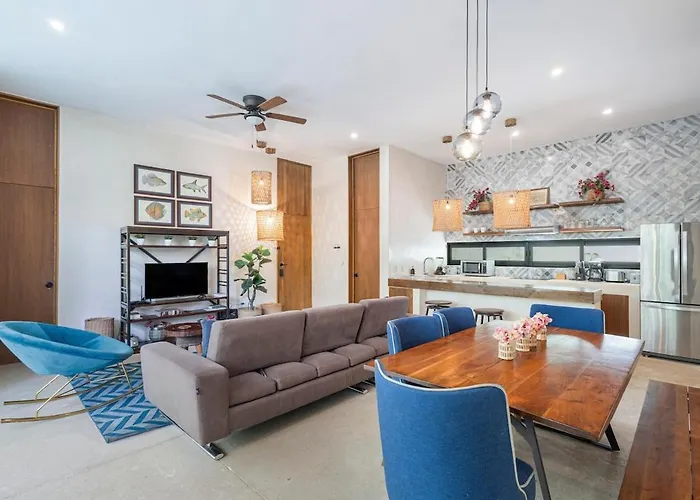 Cosy Designed 5bdr 8beds Dual Apts W Amenities * Tulum
