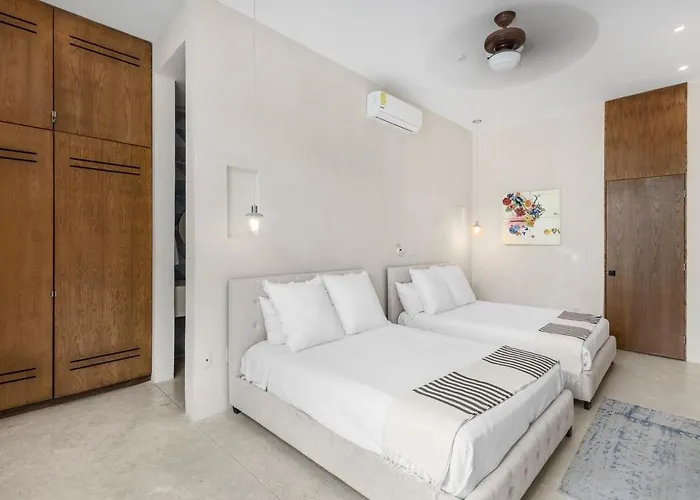 Cosy Designed 5bdr 8beds Dual Apts W Amenities * Tulum