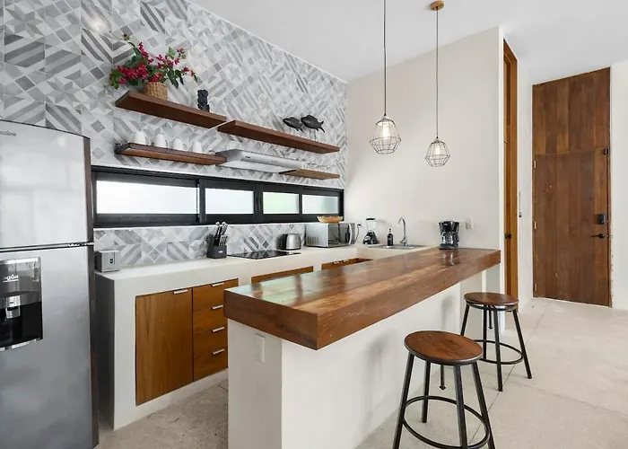 Apartment Cosy Designed 5bdr 8beds Dual Apts W Amenities Tulum