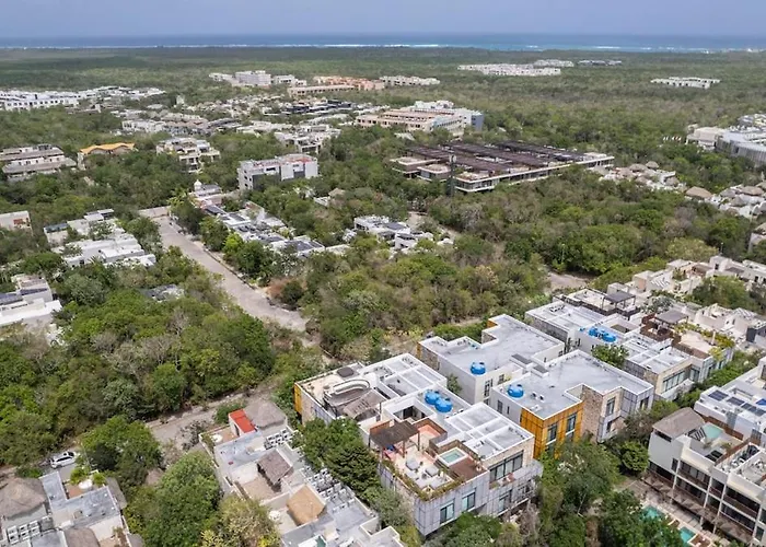 Apartment Cosy Designed 5bdr 8beds Dual Apts W Amenities Tulum
